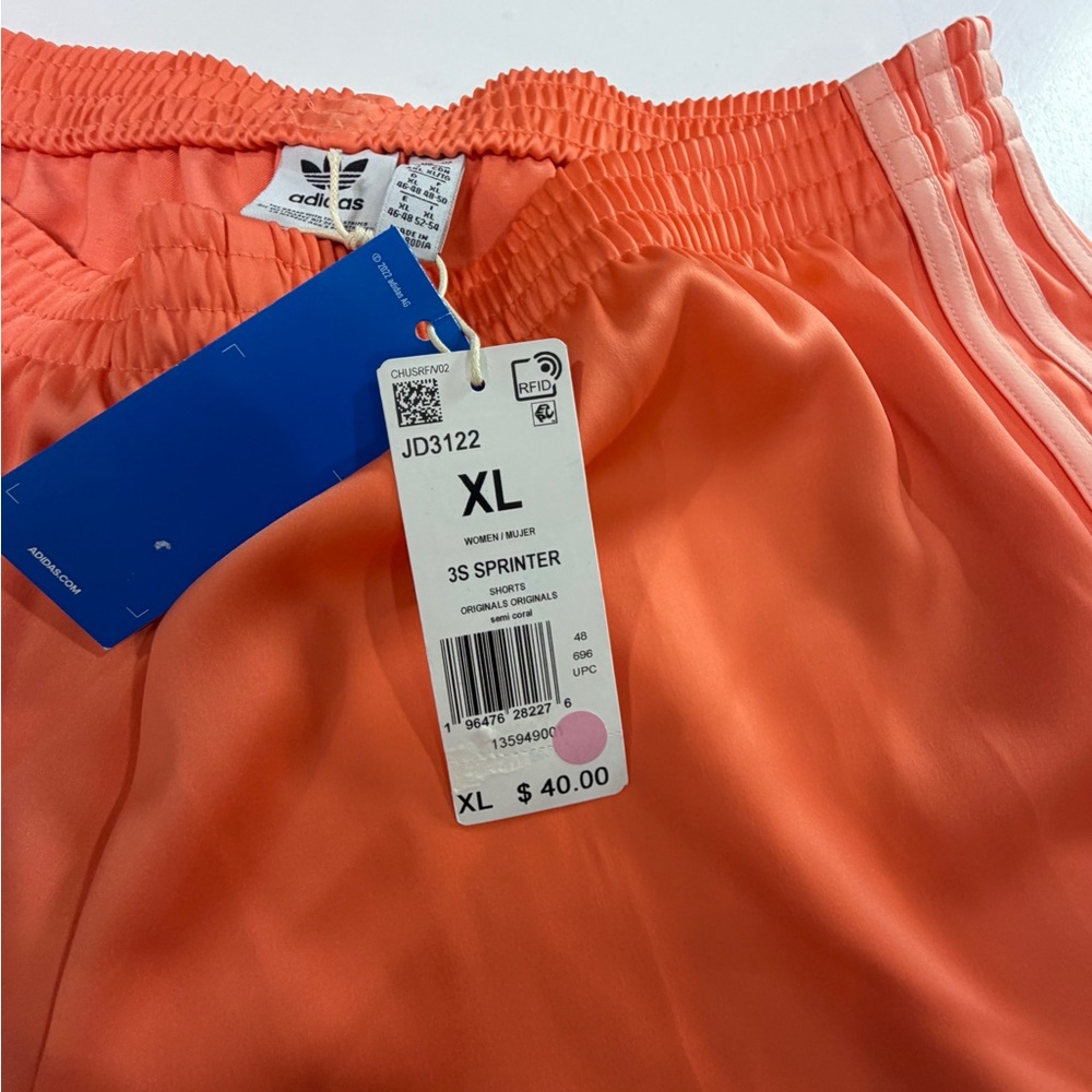 adidas Coral Athletic Shorts with Light Trim - Picture 3 of 6